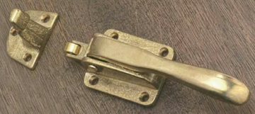 Cabinet Hinge - Brass Cabinet Hinge by GIARA ART DESIGN-BRONZE - view 3